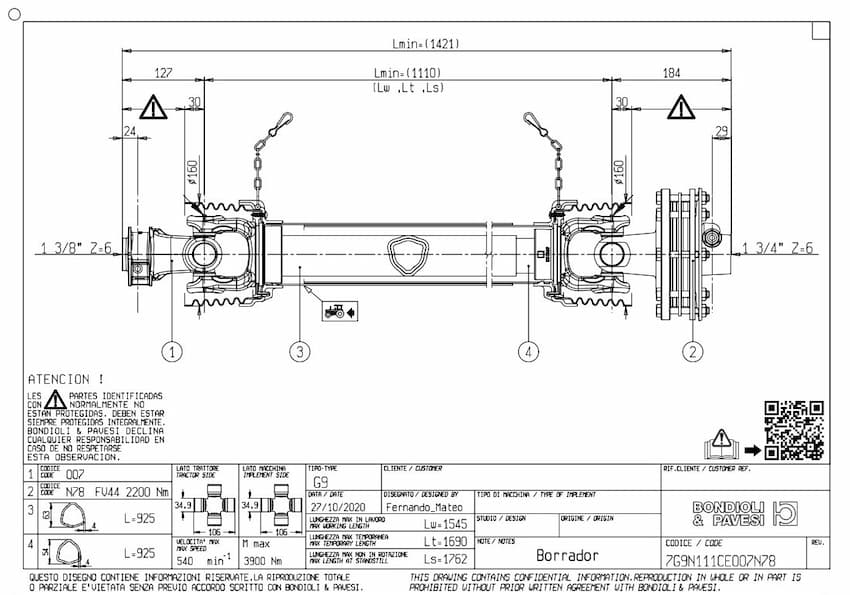 Cardan Toma Fuerza Embrague 4 Discos 2 cardan-toma-fuerza-embrague-4-discos