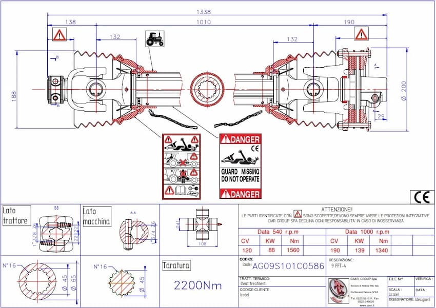 Toma de Fuerza Frontal Embrague 4 Discos 2 toma-de-fuerza-frontal-embrague-4-discos