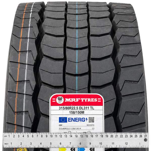 Neumático 315/80r22.5 158/150m dl311 tracción 3 Neumático 315/80r22.5 158/150m dl311 tracción - Imagen 3